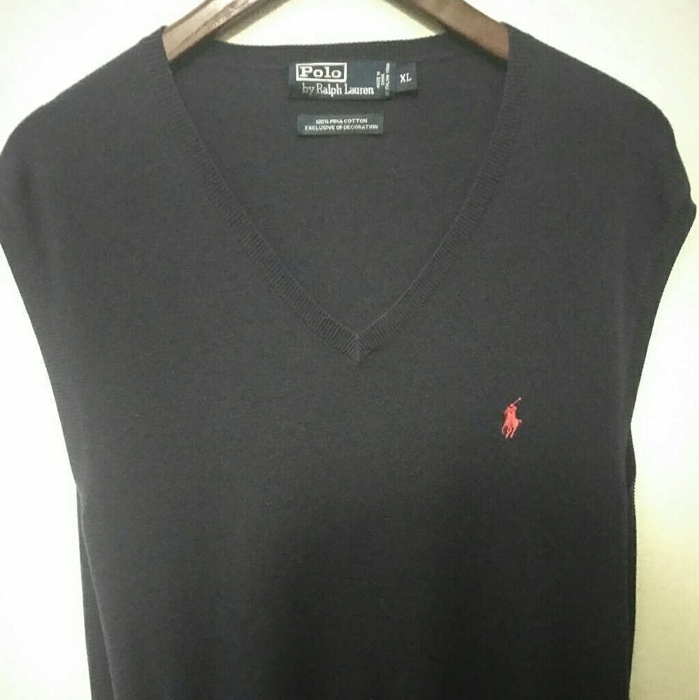 Ralph Lauren Mens XL Navy Blue Polo Vest
